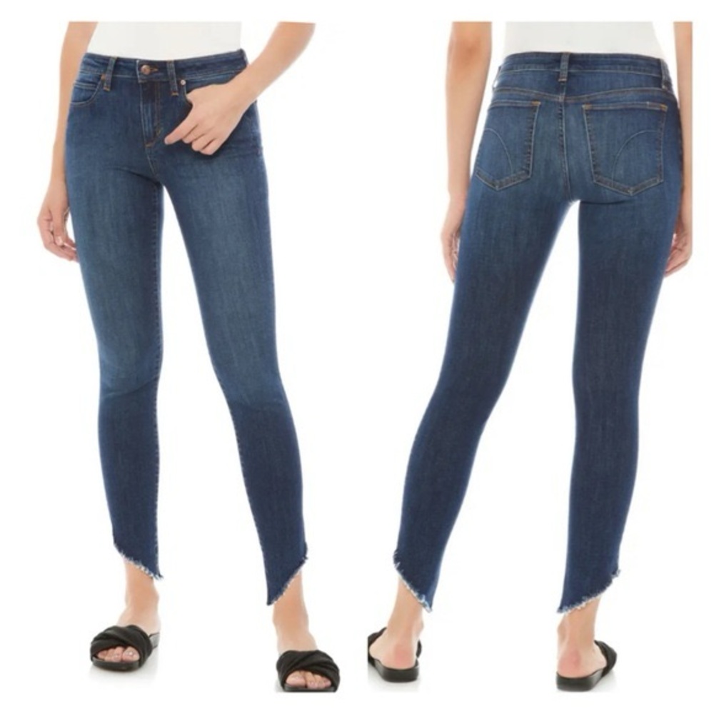Joes Jeans Flawless The Icon Mid Rise Skinny Ankle Blue Jeans in Lorna Size 29